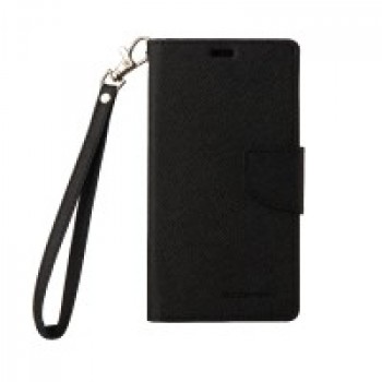 Чехол портмоне подставка на силиконовой основе на дизайнерской магнитной защелке для Sony Xperia Z Черный