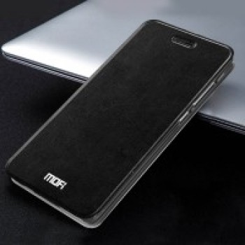 Чехол флип подставка на силиконовой основе для Xiaomi Mi Note Черный