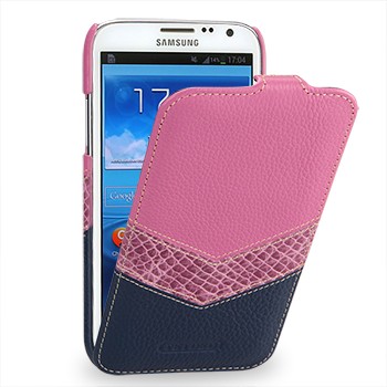 Чехол элитный кожаный (3 вида кожи) для Samsung Galaxy Note 2