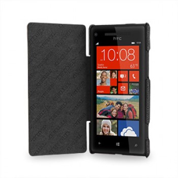 Чехол кожаный книжка горизонтальная (нат. кожа) для HTC Windows Phone 8X
