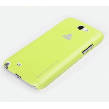 Чехол пластиковый для Samsung Galaxy Note 2 Желтый
