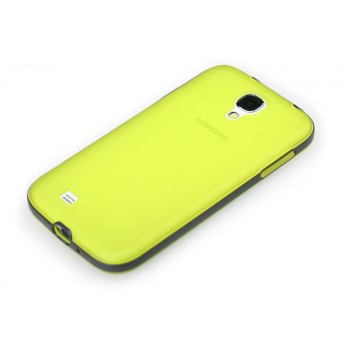Силиконовый чехол 2 в 1 (чехол+ бампер) для Samsung Galaxy S4 Желтый