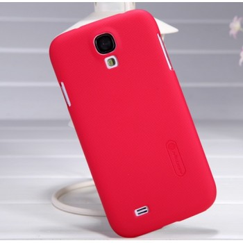 Пластиковый чехол матовый премиум для Samsung Galaxy S4 Красный