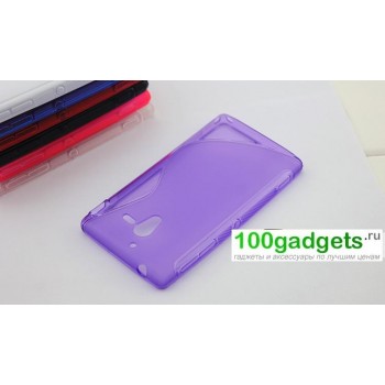 Чехол силиконовый S для Sony Xperia ZL Фиолетовый
