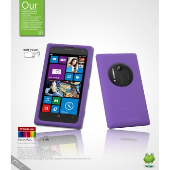 Силиконовый чехол премиум для Nokia Lumia 1020 Фиолетовый