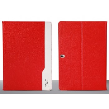 Кожаный чехол подставка серия D Color для Samsung Galaxy Tab Pro 10.1 Красный