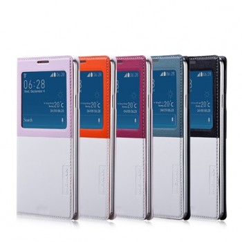 Кожаный чехол смарт флип подставка серия Smart Coat для Samsung Galaxy Note 3