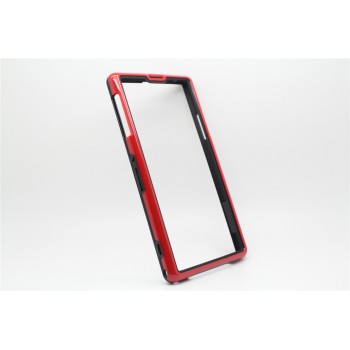 Бампер серия Dual Color для Sony Xperia Z1 Красный