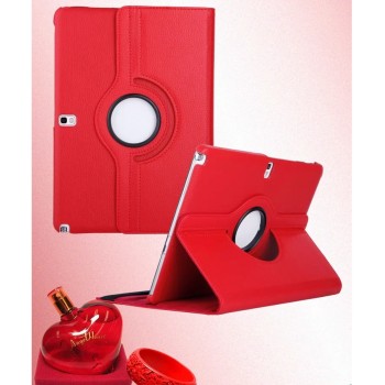 Чехол подставка роторный для Samsung Galaxy Note 10.1 2014 Edition Красный
