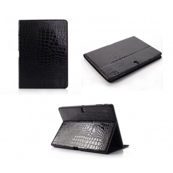 Чехол подставка серия Croco Pattern для Samsung Galaxy Tab Pro 10.1 Черный
