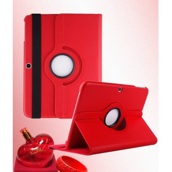 Чехол подставка роторный для Samsung Galaxy Tab 4 10.1 Красный