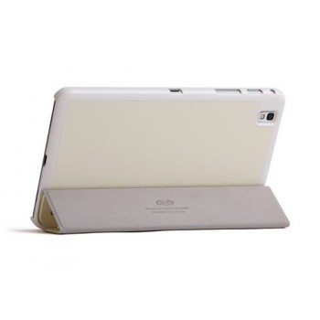 Чехол смарт флип подставка сегментарный серия Glossy Shield для Samsung Galaxy Tab Pro 8.4 Белый