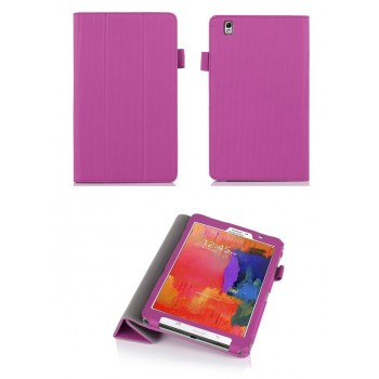 Чехол подставка сегментарный серия Full Cover текстурный для Samsung Galaxy Tab Pro 8.4 Розовый