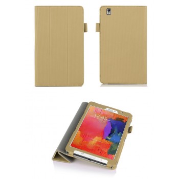 Чехол подставка сегментарный серия Full Cover текстурный для Samsung Galaxy Tab Pro 8.4 Коричневый