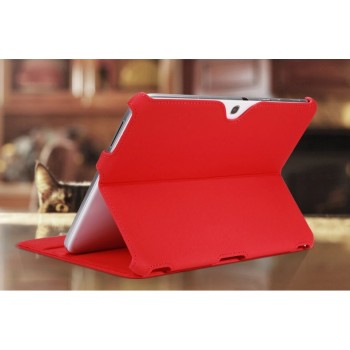 Чехол подставка текстурный для Samsung Galaxy Tab 4 10.1 Красный