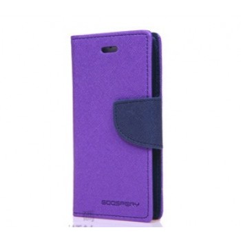 Чехол портмоне подставка для Iphone 5c Фиолетовый