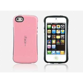 Силиконовый чехол серия Waist для Iphone 5c Розовый