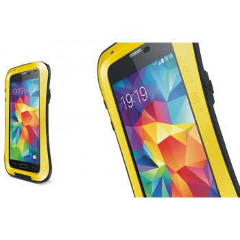Эргономичный изогнутый чехол для Samsung Galaxy S5 Желтый