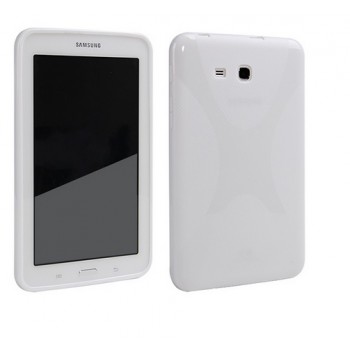 Силиконовый чехол X для Samsung Galaxy Tab 3 Lite 7.0 Белый
