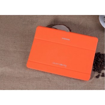 Чехол смарт флип подставка сегментарный серия Smart Cover для Samsung Galaxy Tab Pro 10.1 Оранжевый