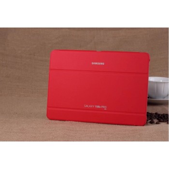 Чехол смарт флип подставка сегментарный серия Smart Cover для Samsung Galaxy Tab Pro 10.1 Красный