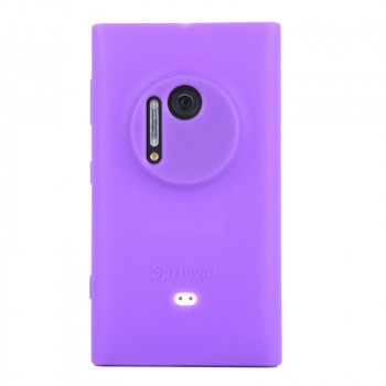 Силиконовый софт-тач чехол для Nokia Lumia 1020 Фиолетовый