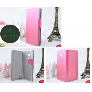 Чехол портмоне подставка для Acer Liquid Z5 Розовый