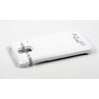 Аккумуляторный пластиковый чехол 3800 mAh для Samsung Galaxy Note 3 Белый
