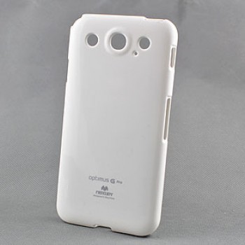 Чехол силиконовый премиум для LG Optimus G Pro E988 Белый