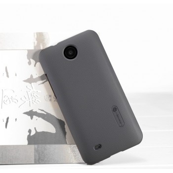 Пластиковый матовый премиум чехол для HTC Desire 300 Черный