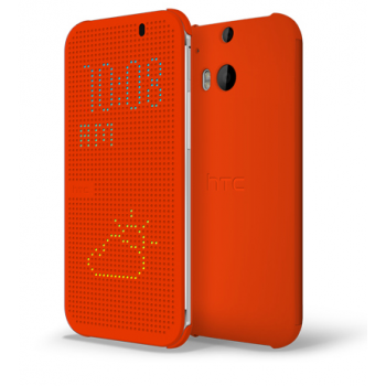 Оригинальный чехол флип серия Holes of Truth для HTC One 2 Оранжевый