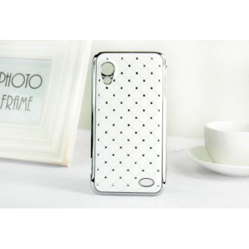 Чехол пластик/металл со стразами для Lenovo IdeaPhone S720
