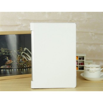 Чехол подставка с рамочной защитой и глянцевым покрытием серия Glossy Shield для Lenovo Yoga Tablet 10 Белый