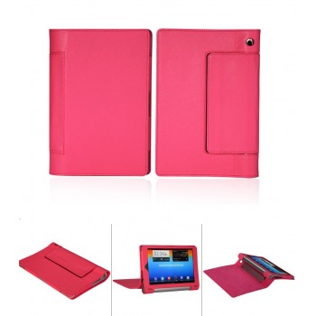 Чехол подставка с полной защитой корпуса Full Cover для Lenovo Yoga Tablet 8 Розовый