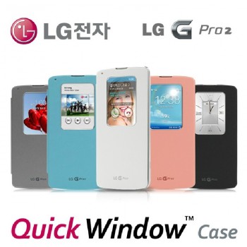 Оригинальный чехол флип NFC Quick Window для Lg G Pro 2