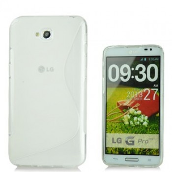 Силиконовый чехол S для LG G Pro Lite Dual Белый