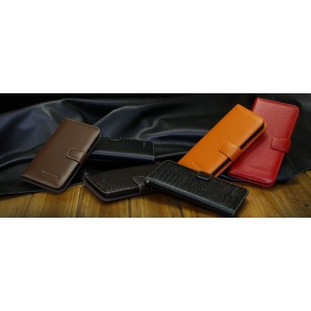 Кожаный чехол портмоне (нат. кожа) для Samsung Galaxy Mega 6.3 GT-I9200