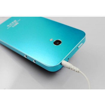 Цельнометаллический чехол для Meizu MX3 Голубой