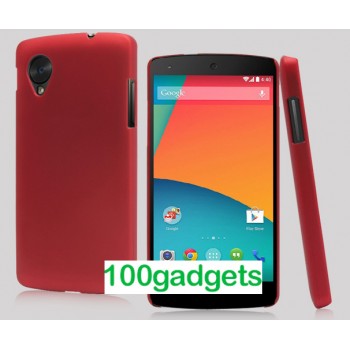 Пластиковый чехол для Google Nexus 5 Красный