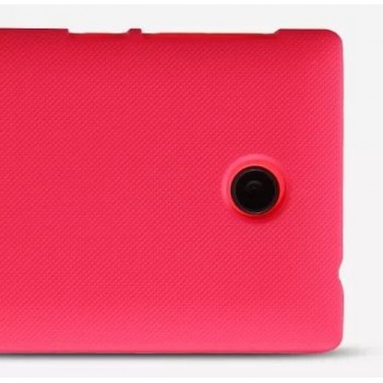 Пластиковый матовый премиум чехол для Nokia X Красный