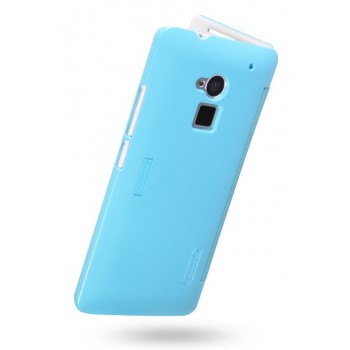 Чехол флип серия Colors для HTC One Max Голубой