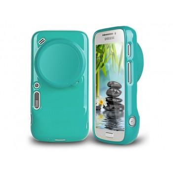 Силиконовый чехол Full Photo Cover для Samsung Galaxy S4 Zoom Зеленый