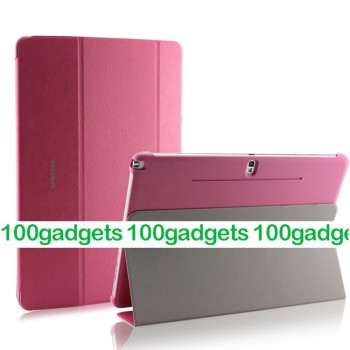 Чехол смарт флип подставка сегментарный серия Smart Cover для Samsung Galaxy Note Pro 12.2 Розовый