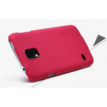 Пластиковый матовый премиум чехол для Samsung Galaxy S5 Красный