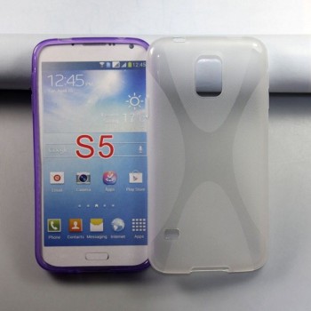 Силиконовый чехол X для Samsung Galaxy S5 Серый