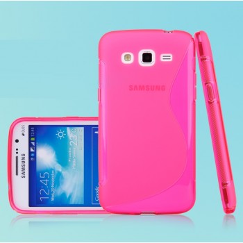 Силиконовый чехол S для Samsung Galaxy Grand 2 Duos Розовый