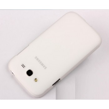 Пластиковый полупрозрачный чехол для Samsung Galaxy Grand / Grand Neo Белый