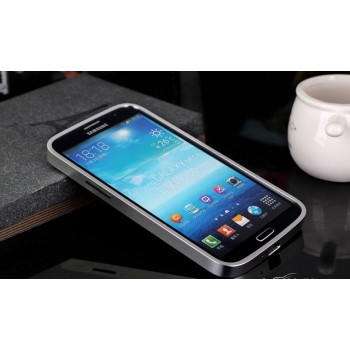 Металлический чехол серия Full Cover для Samsung Galaxy Mega 6.3 Белый