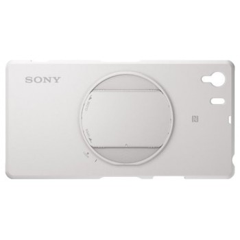 Оригинальный пластиковый чехол с креплением для объектива для Sony Xperia Z1 Белый