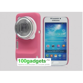 Пластиковый чехол для Samsung Galaxy S4 Zoom Розовый